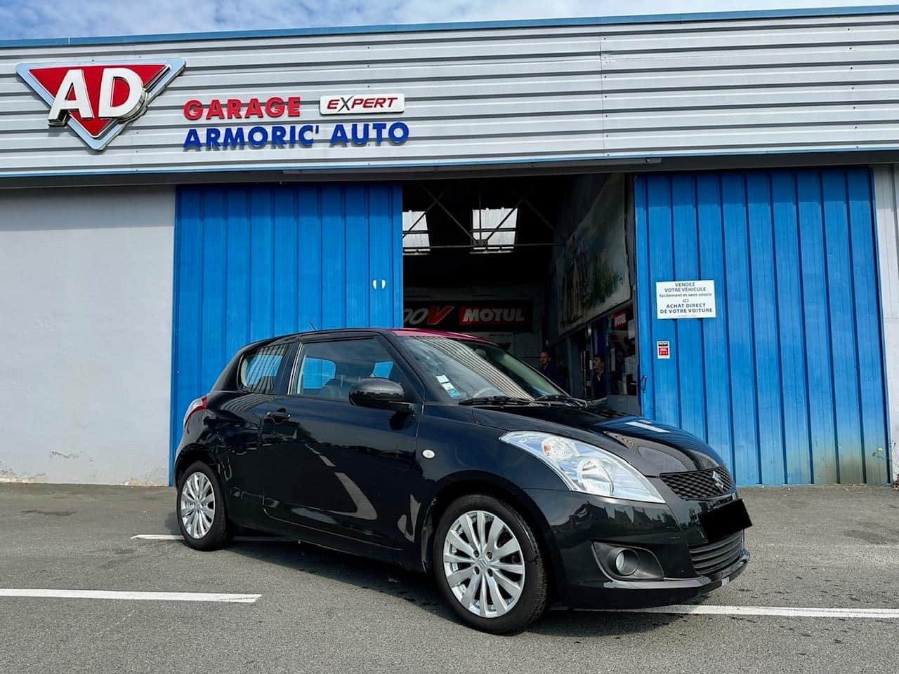 Façade du garage Armoric' Auto Moto à Ploufragan - Entretien auto et moto